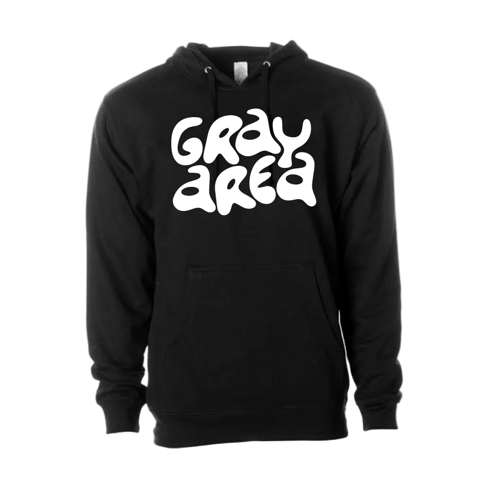 Gray Area black Hoodie